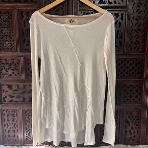 FP We The Free Asymmetrical Long Sleeve Top